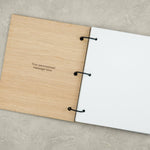 Personalised Wooden Cookbook for her - Cooking Gift for Him Her - Dustandthings.com