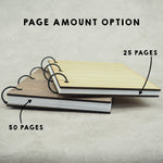 Personalised Wooden Cookbook for her - Cooking Gift for Him Her - Dustandthings.com