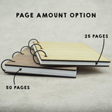 Personalised Wooden Cookbook for her - Cooking Gift for Him Her - Dustandthings.com