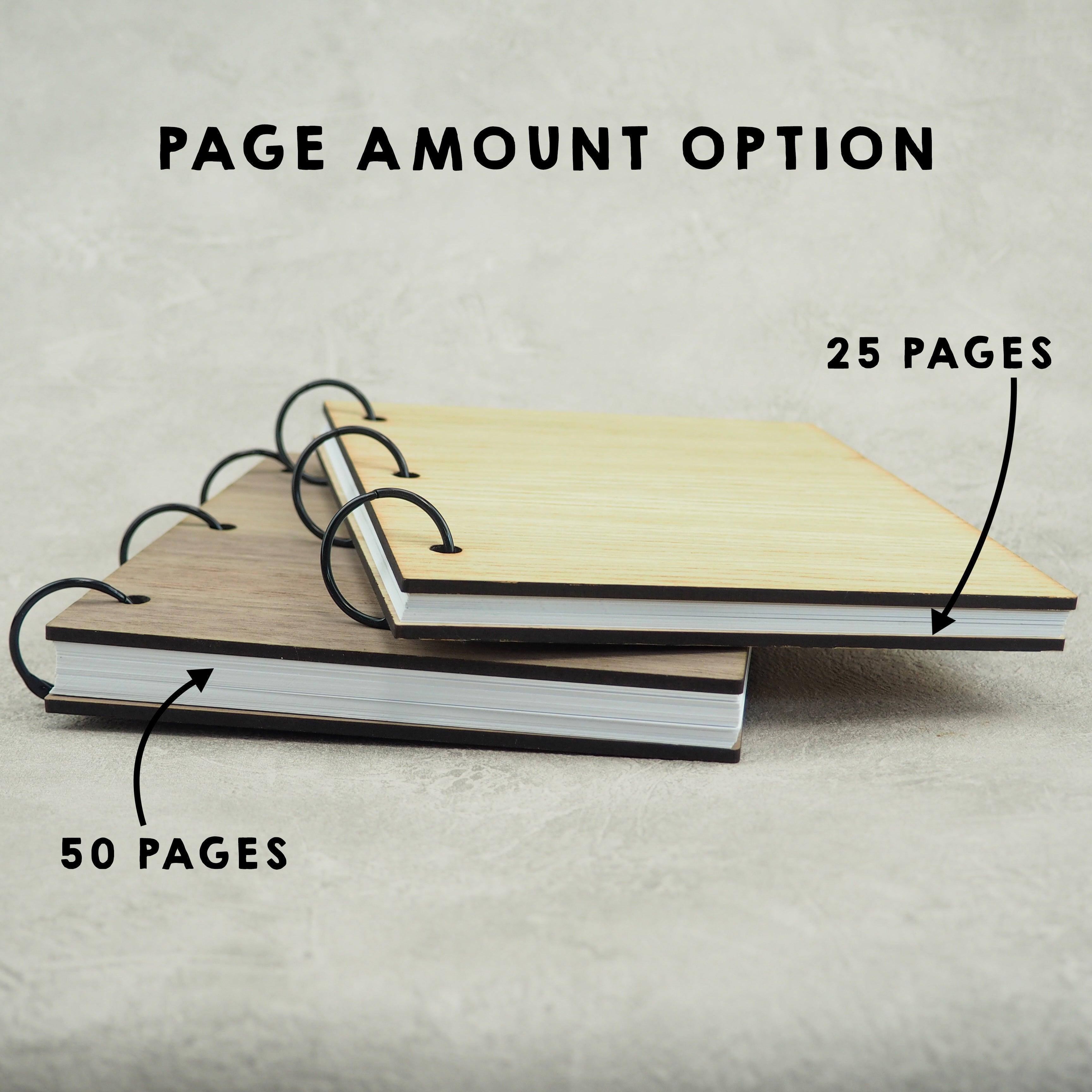 Personalised Wooden Cookbook for her - Cooking Gift for Him Her - Dustandthings.com