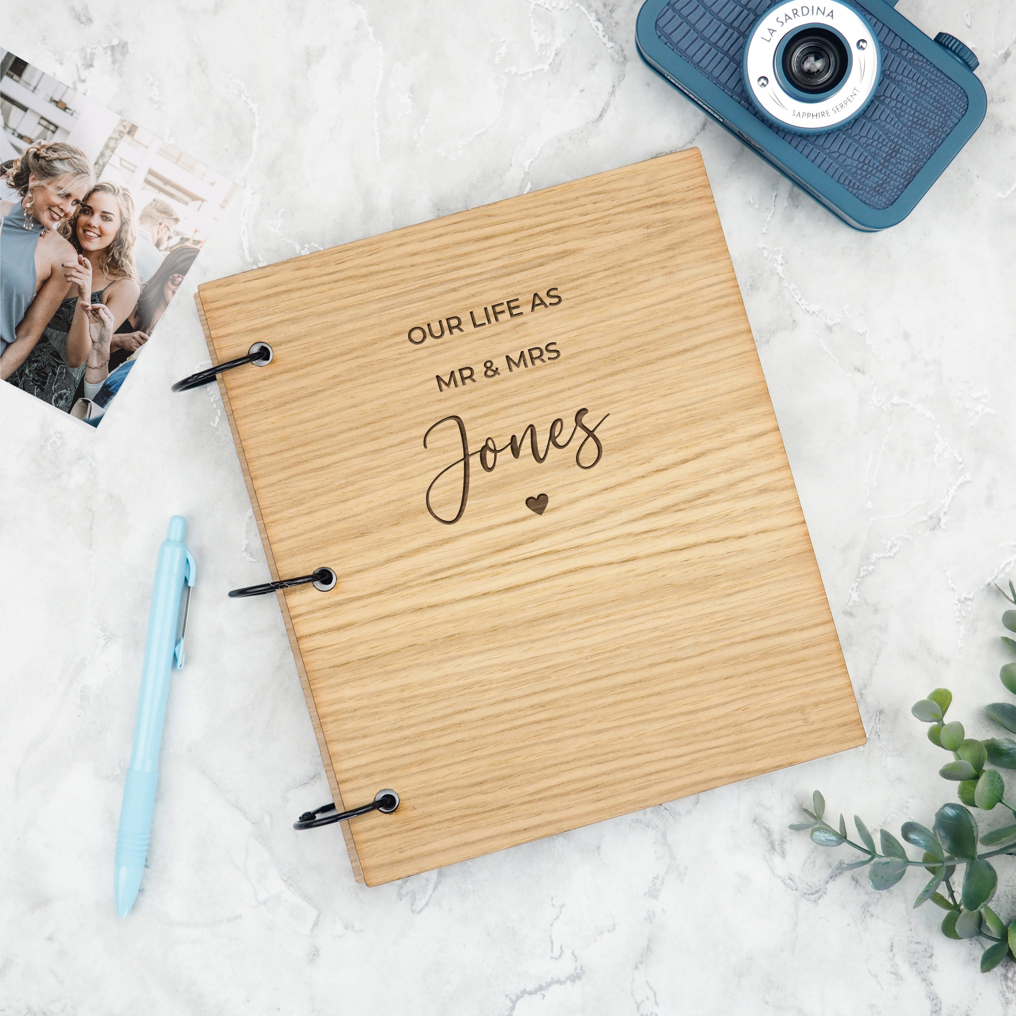 Personalised Couples Memory Book