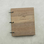 Personalised Wooden Cookbook for her - Cooking Gift for Him Her - Dustandthings.com