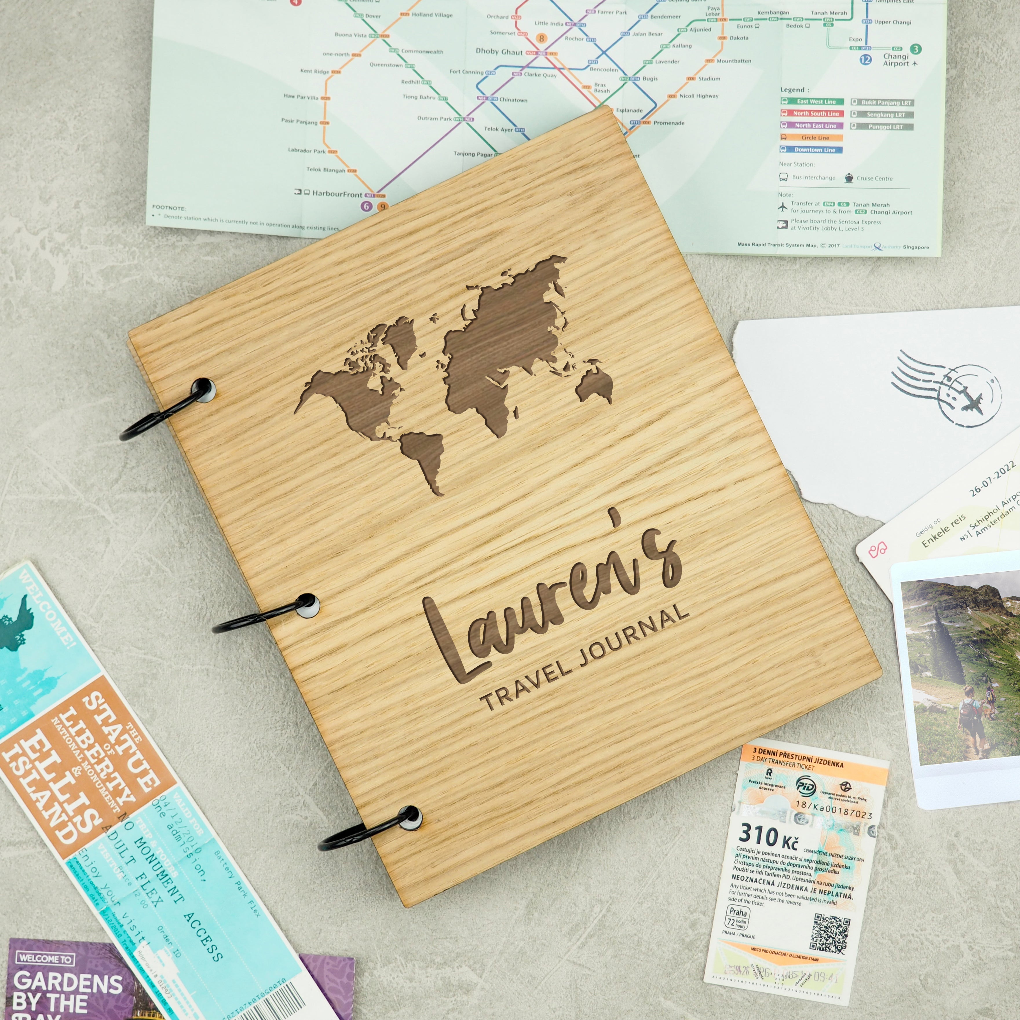 Personalised Travel Journal Photo Book – Dust and Things | Premium