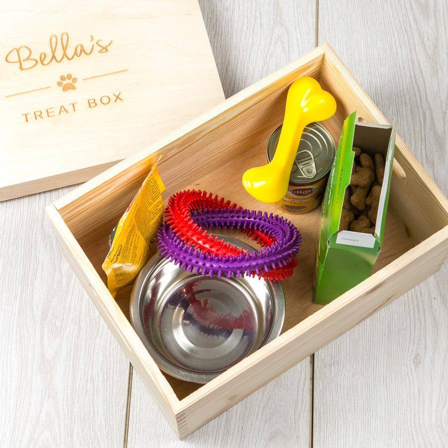 Personalised Pet Toy And Treat Storage Box - Dustandthings.com