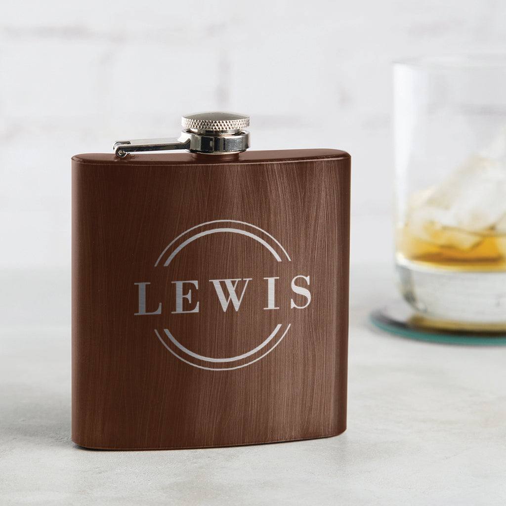 Personalised Men's Name Hip Flask - Dustandthings.com