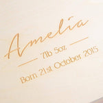 Personalised Baby Boy Keepsake Box - Dustandthings.com
