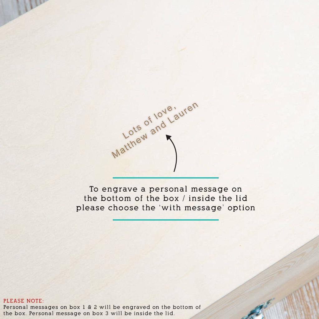 Personalised "Memories made by" Memory Box - Dustandthings.com