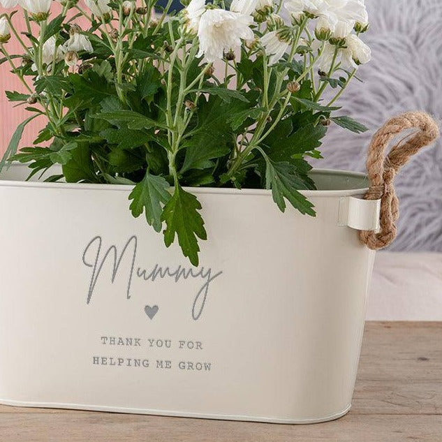 Personalised Metal Planter For Her - Dustandthings.com