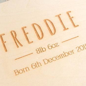Personalised Baby Girl Keepsake Box - Dustandthings.com