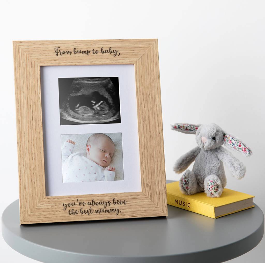 Baby scan personalised store frame