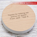 Personalised Wooden Drinks Coaster - Dustandthings.com
