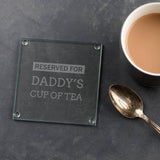 Personalised Daddy Engraved Glass Coaster - Dustandthings.com