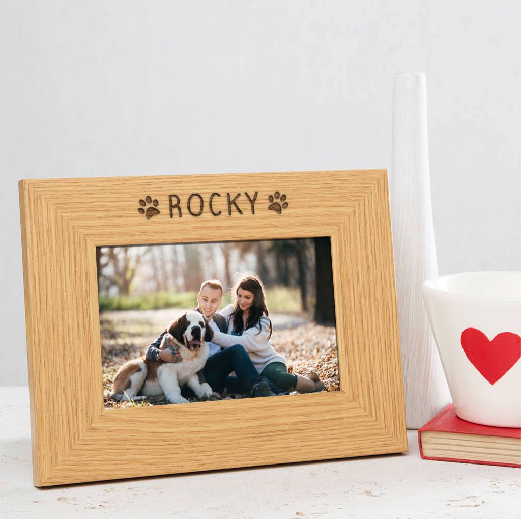 Personalised Dog Photo Frame - Dustandthings.com