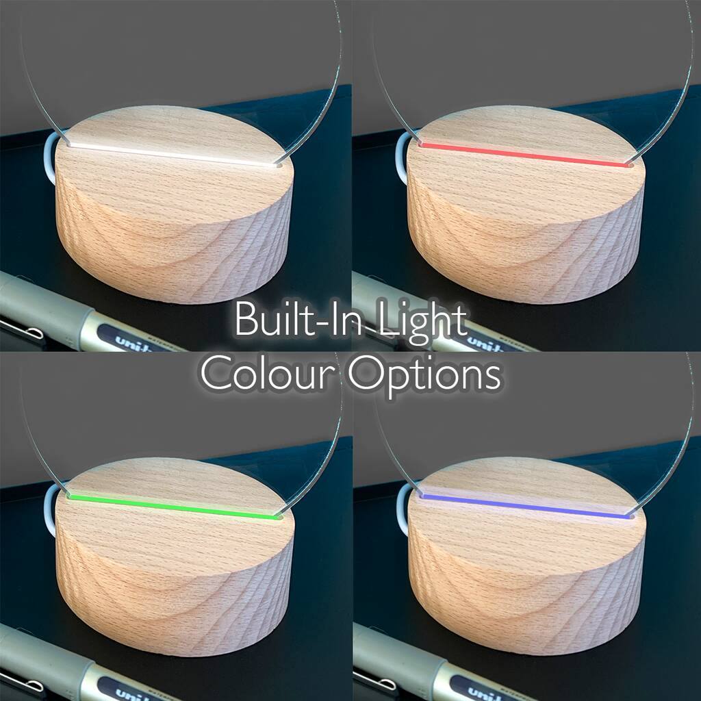 Personalised Family Name Mini Desk Lamp - Dustandthings.com