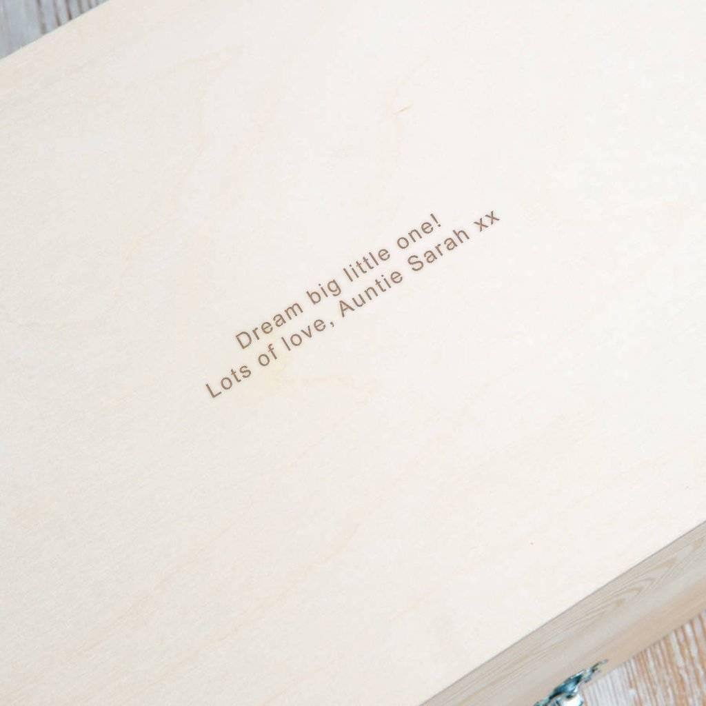 Personalised 'Memories And Adventures' Keepsake Box - Dustandthings.com