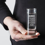 Personalised Shot Glass - Dustandthings.com