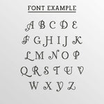 Personalised Engraved Glass Tumbler With Initial - Dustandthings.com