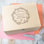 Personalised Wreath Keepsake Box - Dustandthings.com