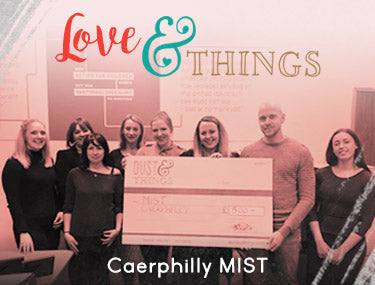 Dust and Things donates to Caerphilly Mist