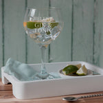 Personalised 'Gin and Tonic' Gin Glass - Dustandthings.com