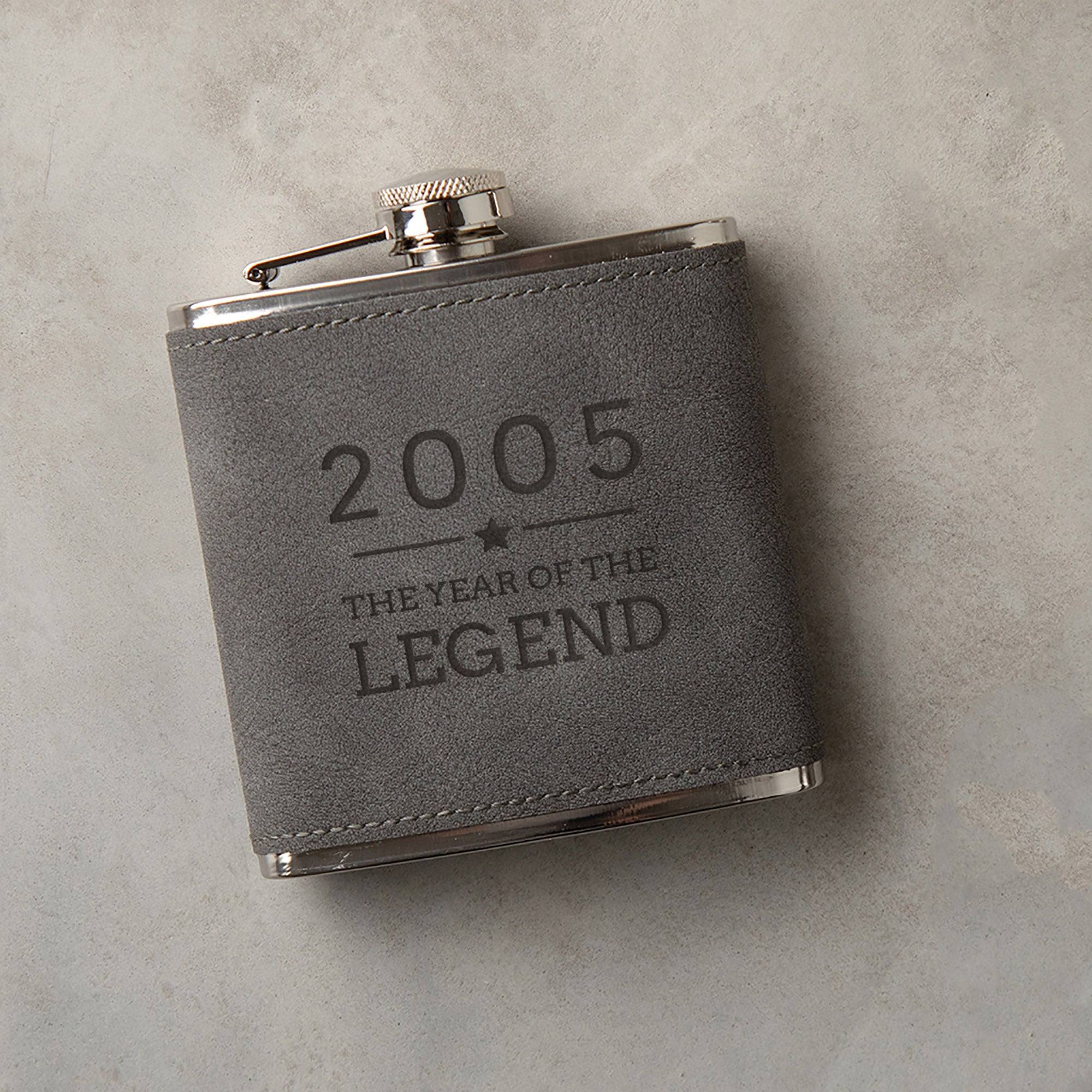 Engraved "2005 Year of The Legend" Gifts - 18th Birthday Presents for Men - Keepsake Gift Ideas - Dustandthings.com