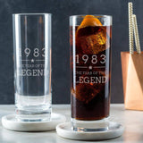 Engraved "1983 Year of The Legend" Gifts - 40th Birthday Presents for Men - Keepsake Gift Ideas - Dustandthings.com