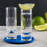 Engraved "1983 Year of The Legend" Gifts - 40th Birthday Presents for Men - Keepsake Gift Ideas - Dustandthings.com
