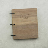 Personalised Wooden Cookbook for her - Cooking Gift for Him Her - Dustandthings.com