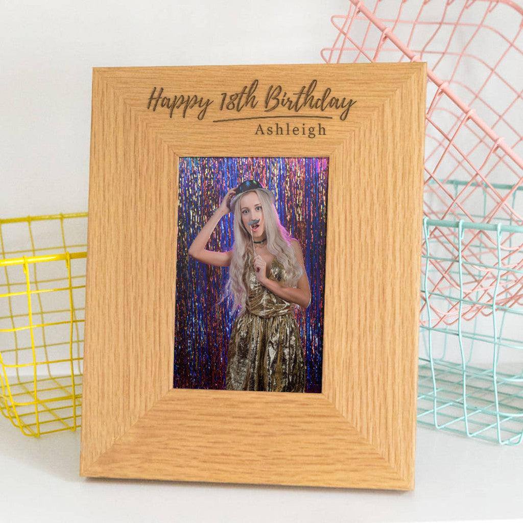 Personalised Birthday Photo Frame - Dustandthings.com