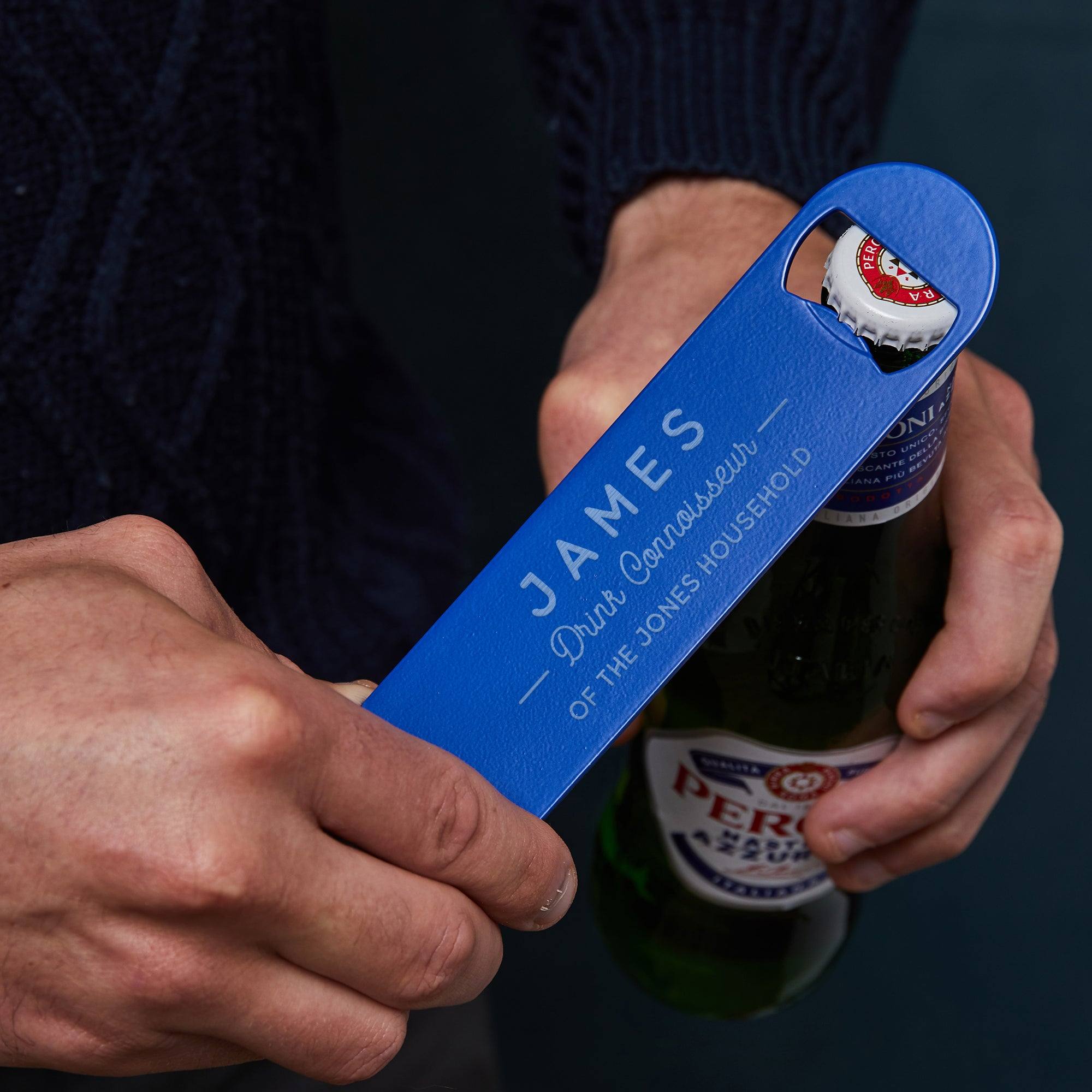Personalised Metal Beer Bottle Opener For Men - Dustandthings.com