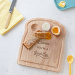 Personalised 'You Are a Good Egg' Egg and Toast Board - Dustandthings.com