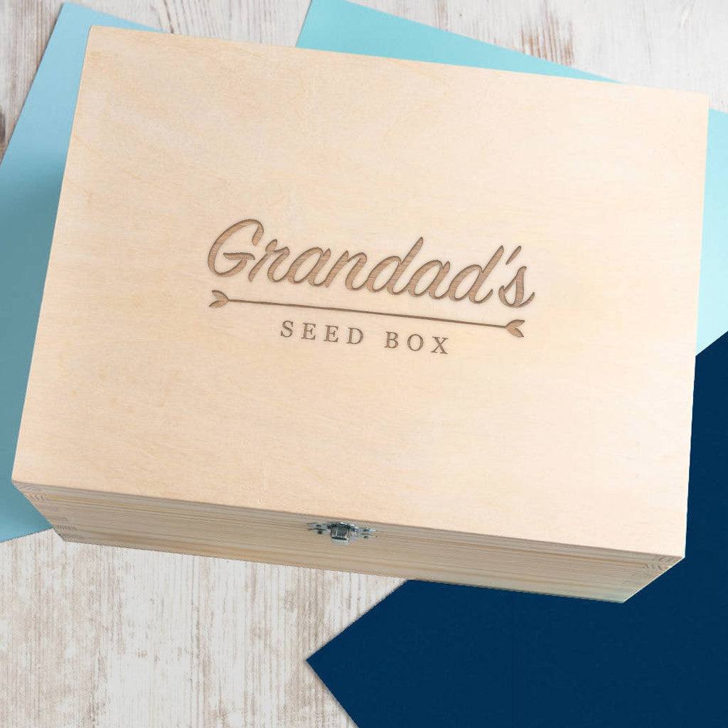 Personalised Gardeners Seed Box - Dustandthings.com