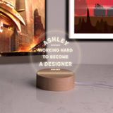 Personalised Mini Desk Lamp For Students - Dustandthings.com