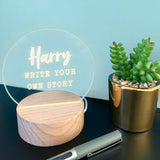 Personalised Mini LED Desk Lamp for Students - Dustandthings.com