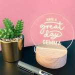 Personalised Mini Desk Lamp For Friends - Dustandthings.com