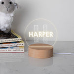 Personalised Mini Desk Lamp with Initial - Dustandthings.com