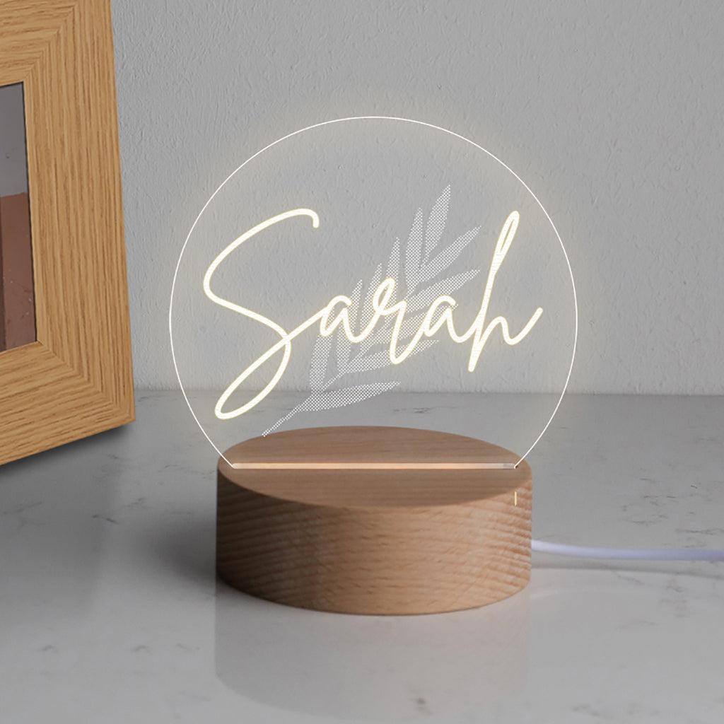 Personalised Mini Desk Lamp With Name - Dustandthings.com