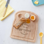 Personalised 'Egg-cellent Grandad' Egg and Toast Board For Grampy - Dustandthings.com