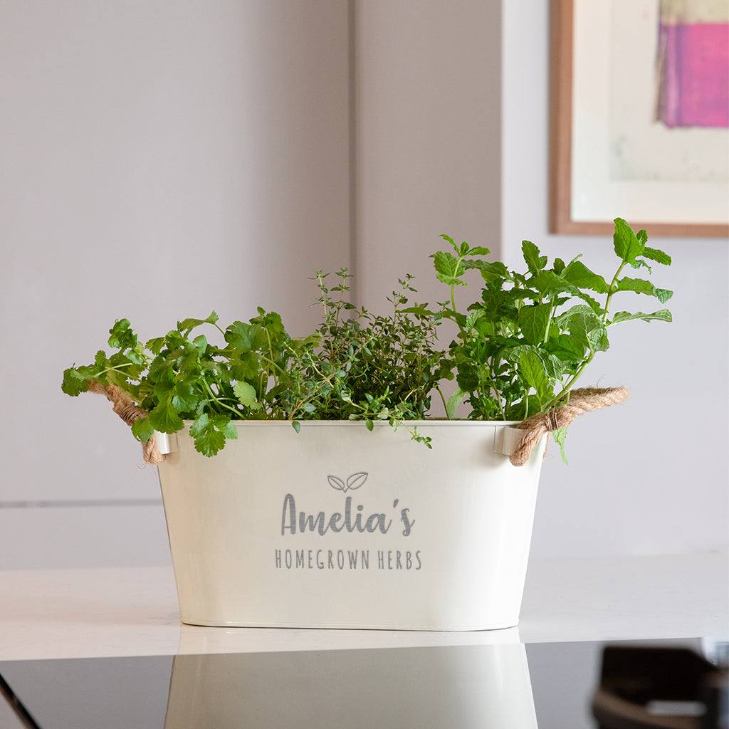 Personalised Herb Planter - Dustandthings.com