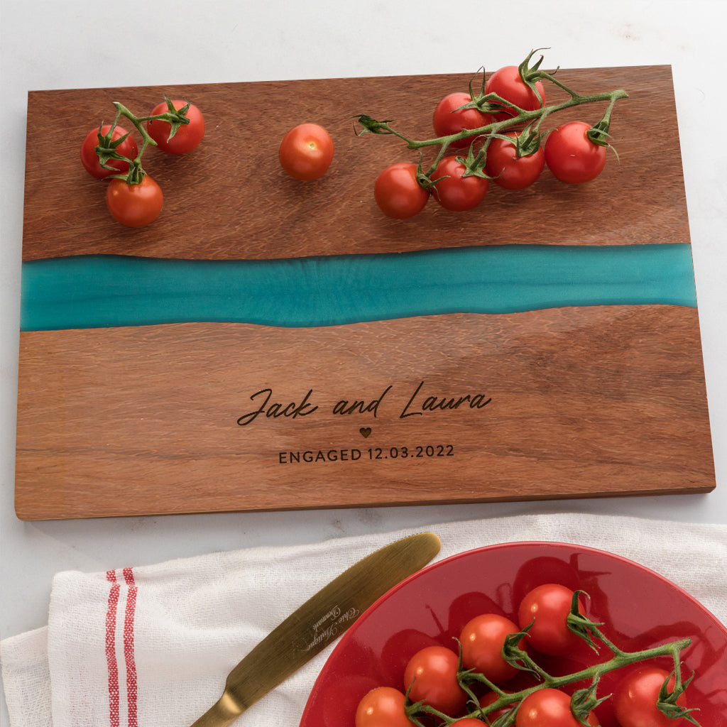 Personalised River Board for Couples 