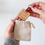 Engraved Wooden 'Home Sweet Home' Key Ring - Dustandthings.com