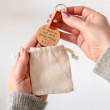 Personalised Anniversary Wooden Keyring - Dustandthings.com