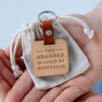 Personalised Keyring for Mummy or Daddy - Dustandthings.com