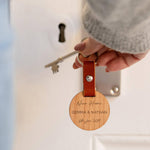 Personalised New Home Keyring for Couple - Dustandthings.com