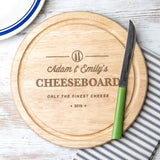 Personalised Family Round Cheese Board - Dustandthings.com
