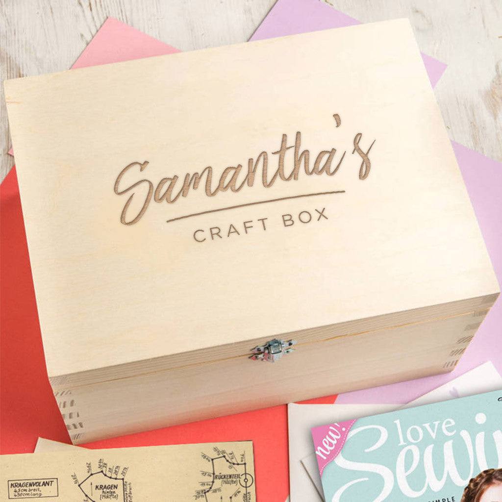 Personalised Craft Box For Teen Or Adult – Dust and Things | Premium ...
