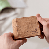 Personalised 'Funding My Daughters' Vegan Cork Wallet - Dustandthings.com