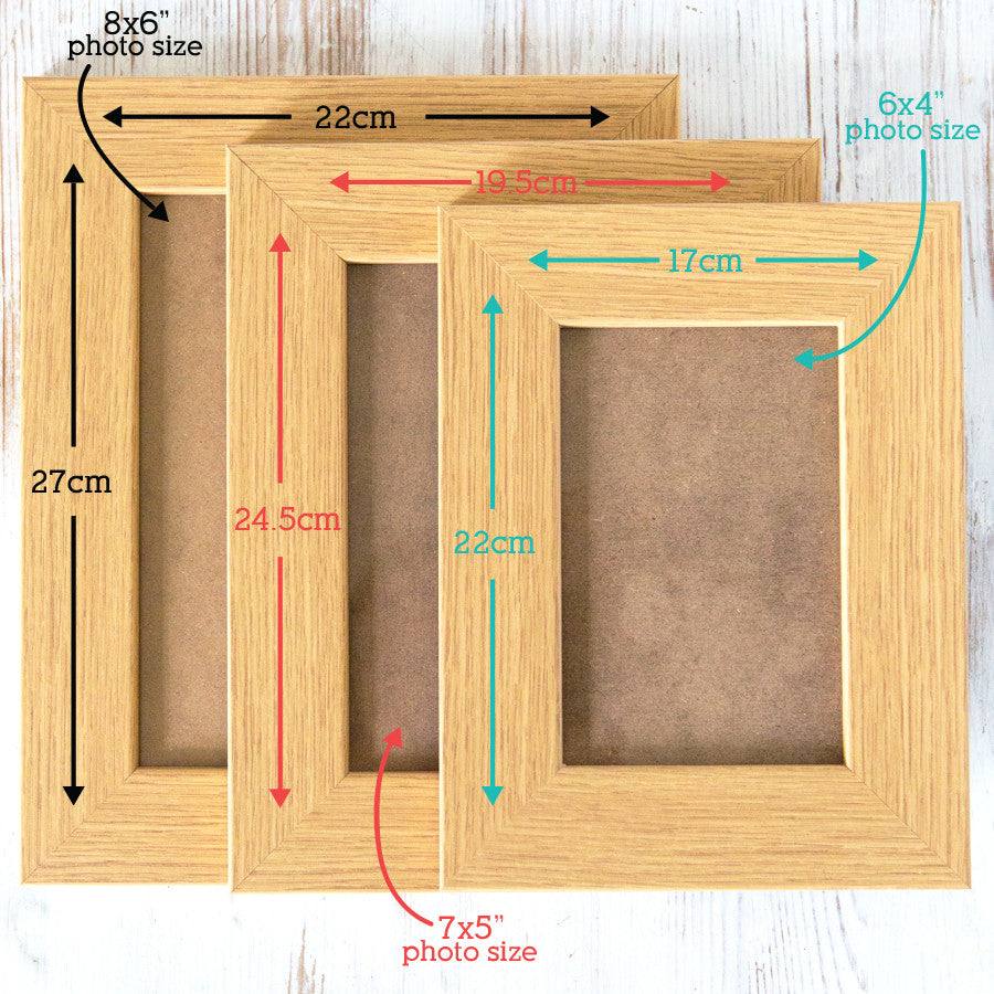 Personalised 'Adventures of' Wooden Photo Frame - Dustandthings.com