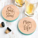 Couples Sun And Stars/Moon Of My Life Coaster Set - Dustandthings.com