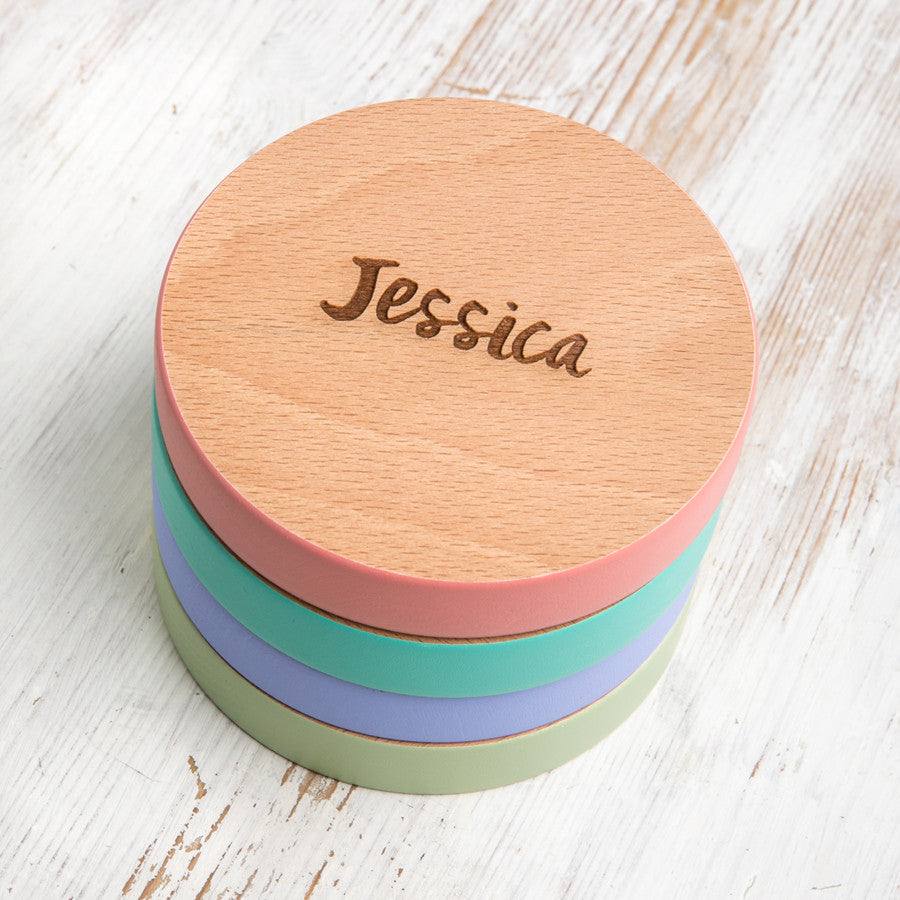 Personalised Family Name Coasters - Dustandthings.com